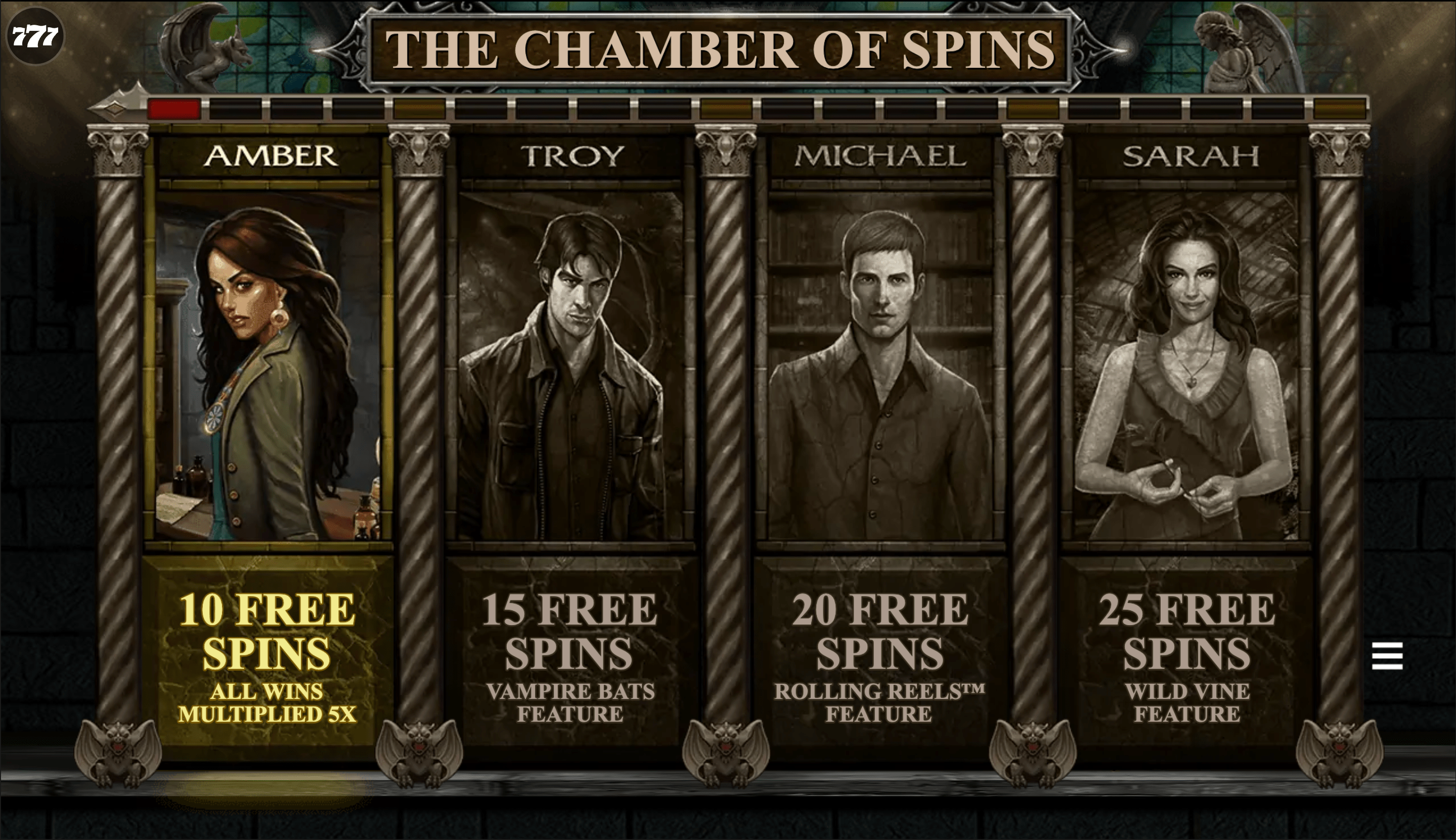 Immortal Romance Free Spins variation